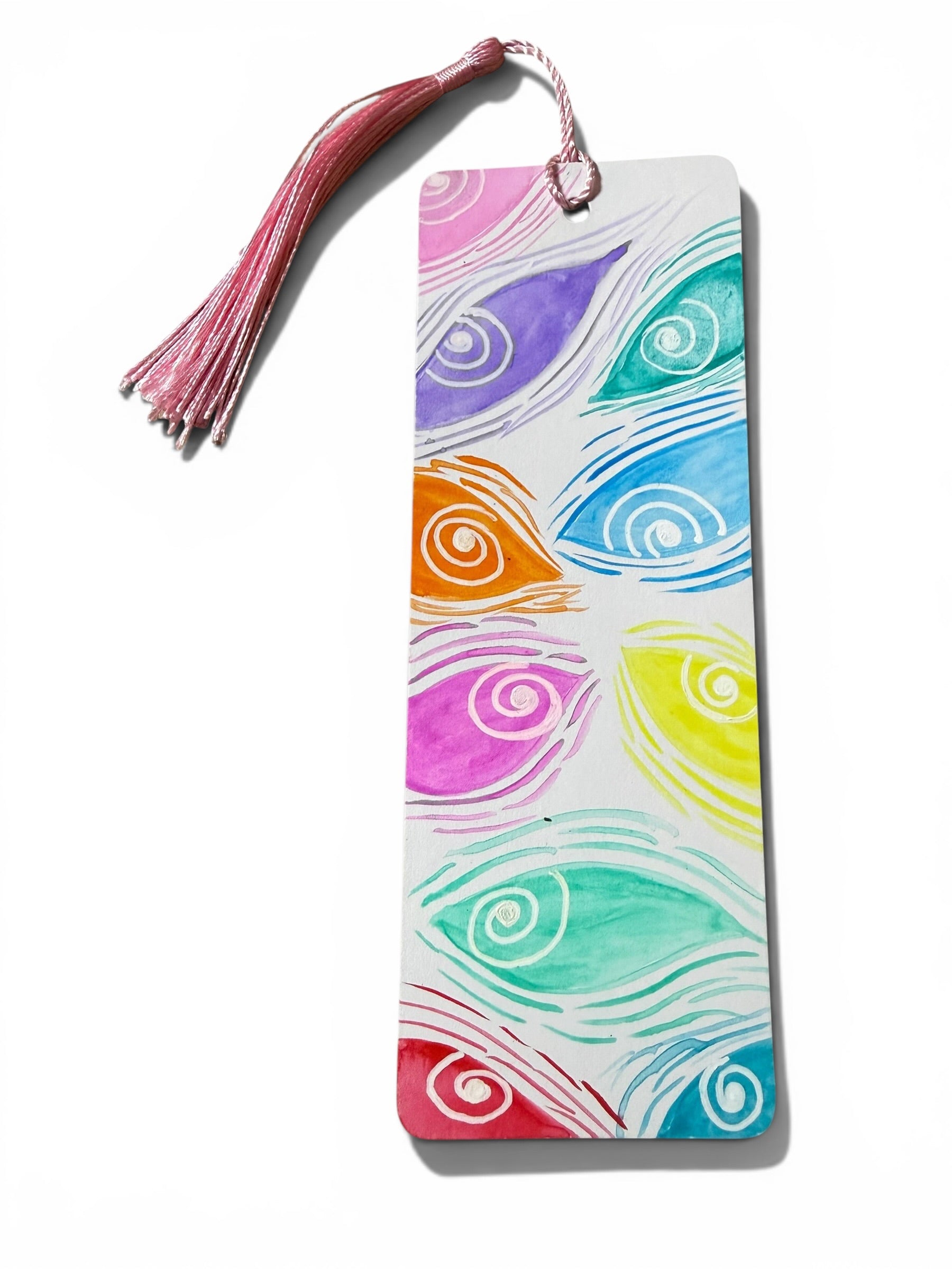 Peacock Eye Swirl Bookmark by JoJo