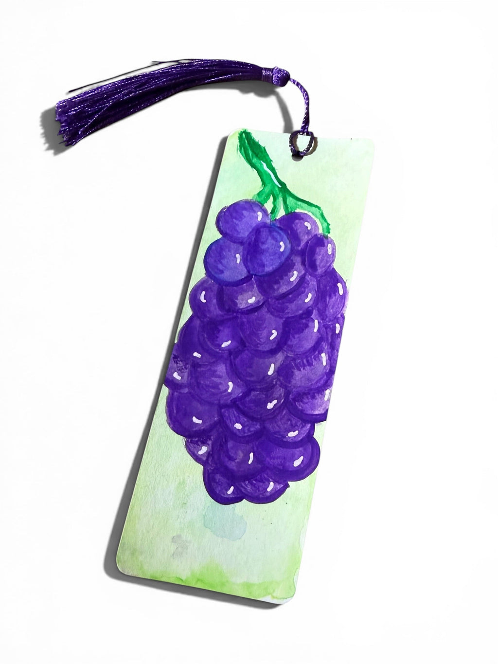 Watercolor Grape Bookmark by JoJo