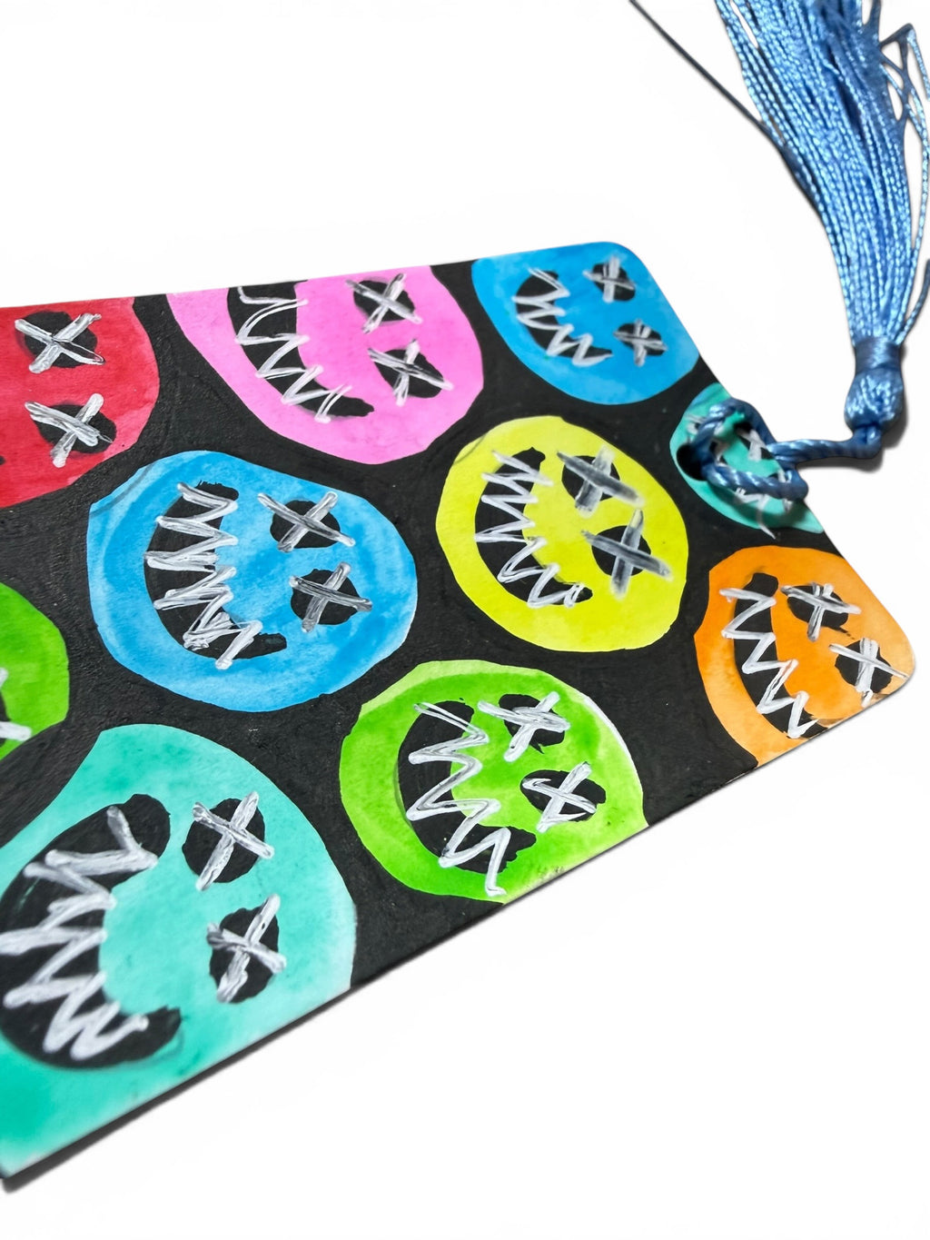 Creepy Smiley Face Bookmark by JoJo
