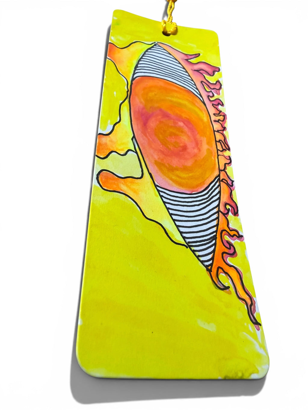 Abstract Shell & Flame Bookmark by JoJo