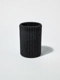 Modern Fluted Toothbrush Holder – Minimalist Bathroom Organizer Cup, Soap Tray