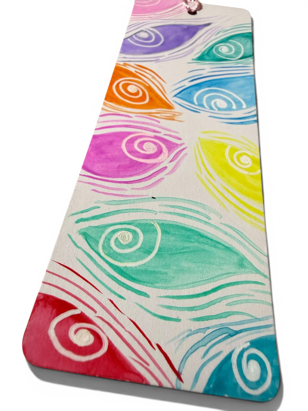 Peacock Eye Swirl Bookmark by JoJo