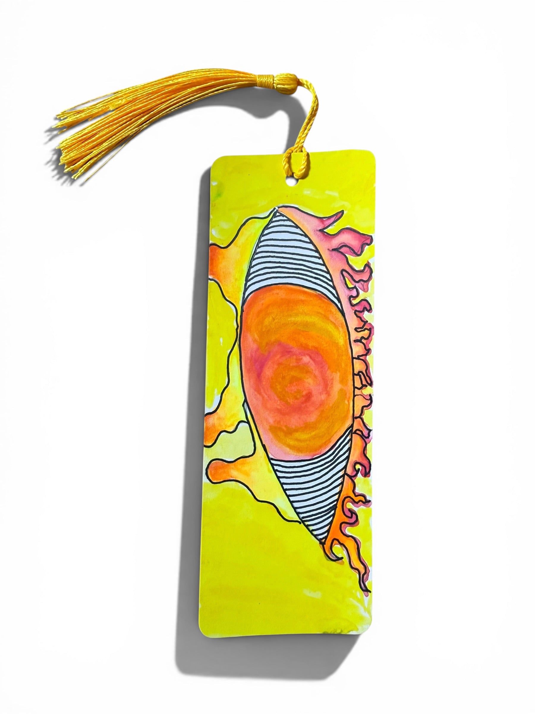 Abstract Shell & Flame Bookmark by JoJo