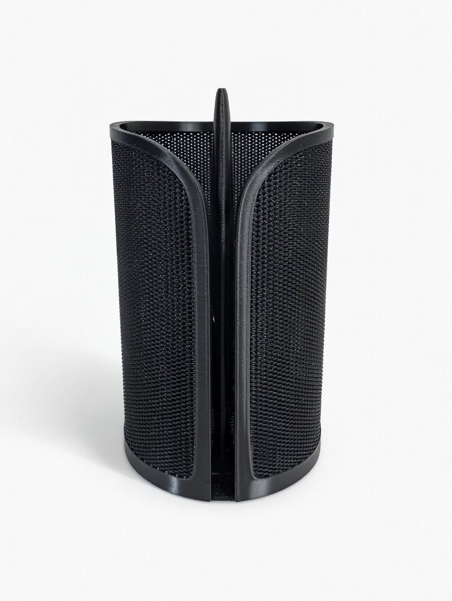 🖤 Modern Black Paper Towel Holder | Sleek Kitchen & Bathroom Countertop Dispenser