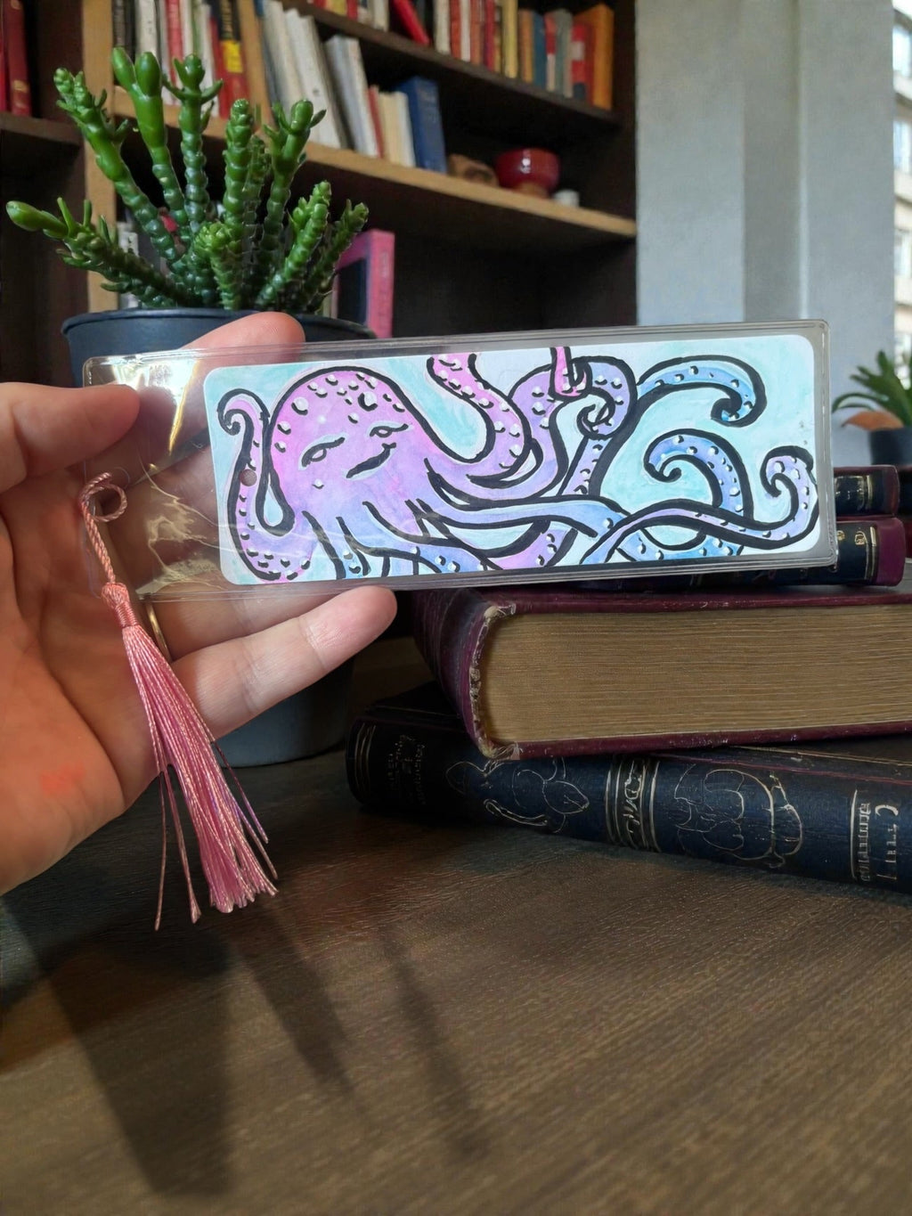 Octopus Bookmark by JoJo