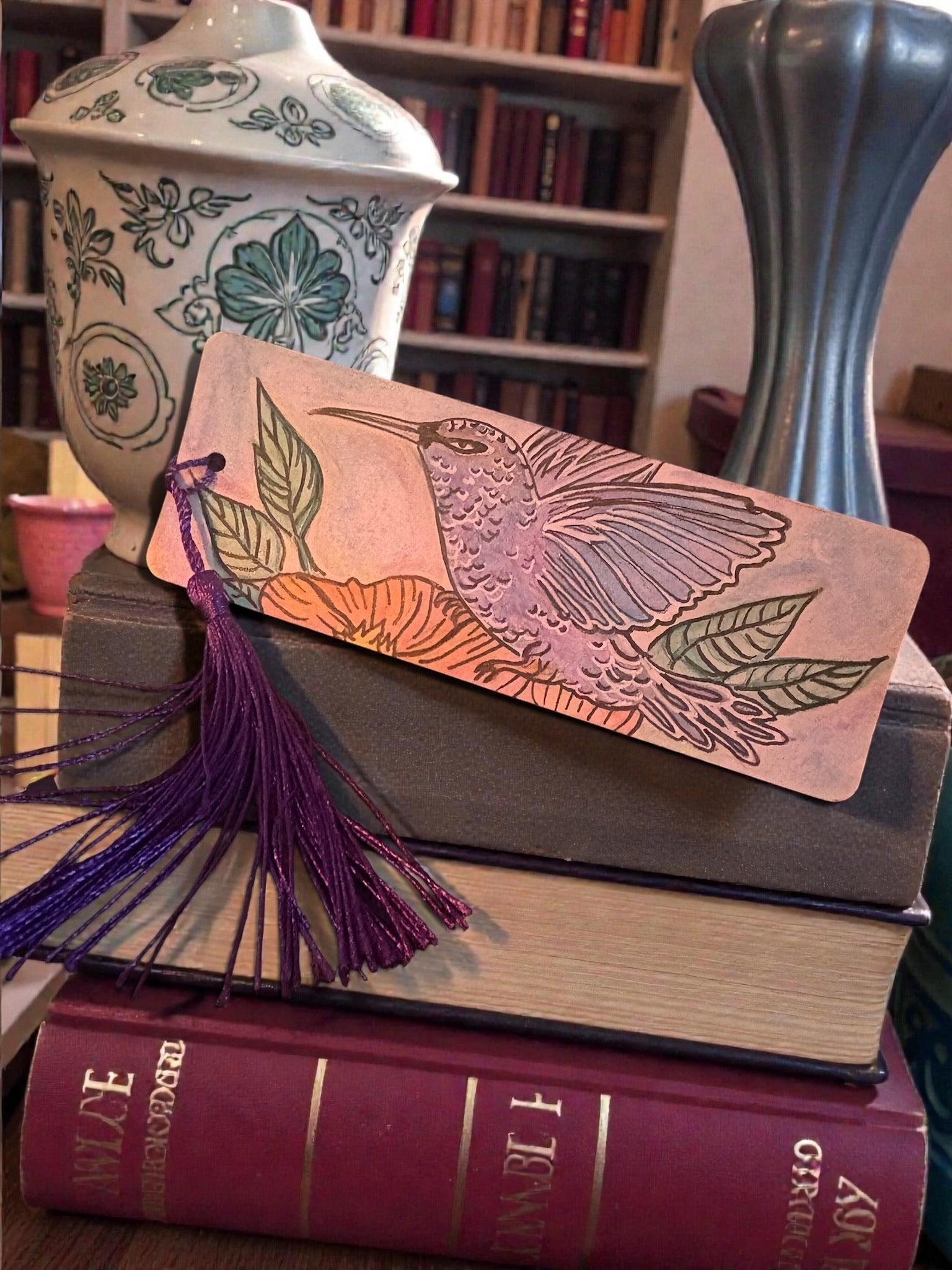Hummingbird Bookmark by JoJo