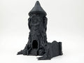 Gothic Witch Tower Dice Tower | Paintable 3Pc Set 12" Tall RPG