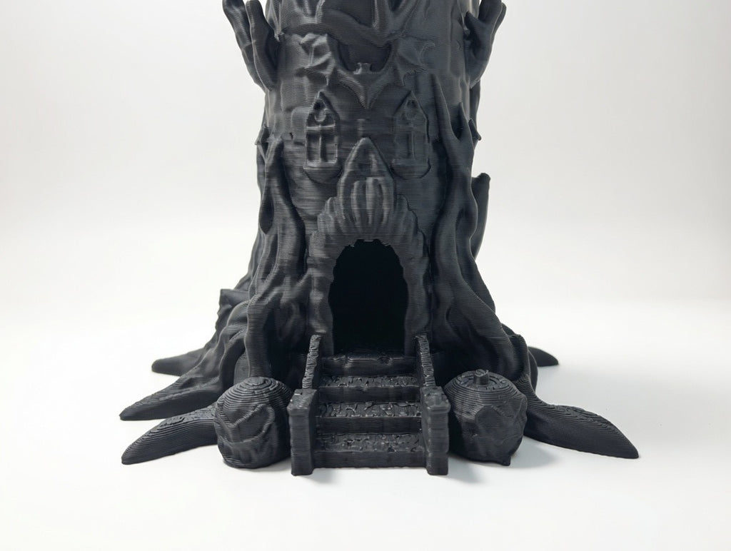 Gothic Witch Tower Dice Tower | Paintable 3Pc Set 12" Tall RPG
