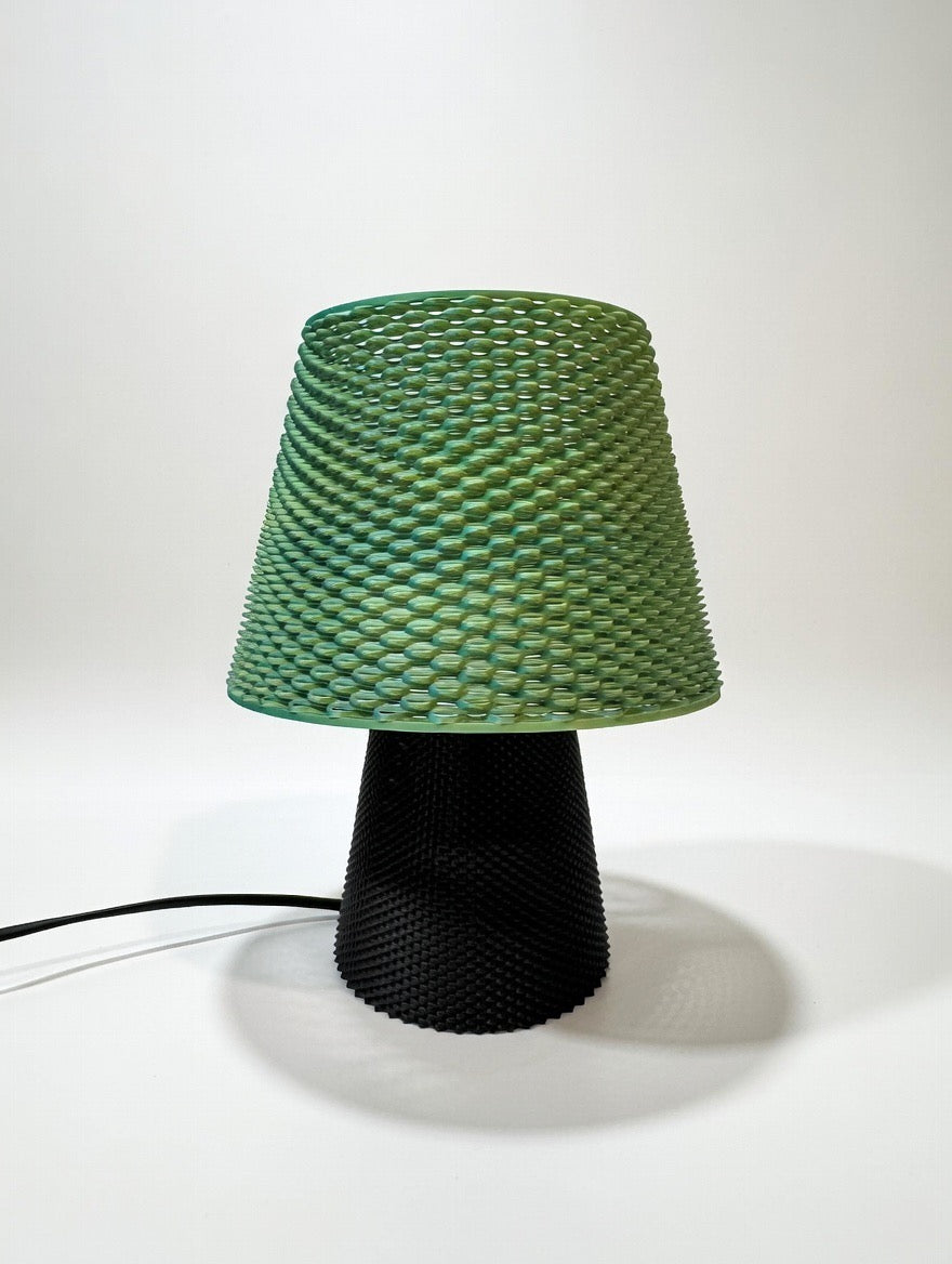 Textured Honeycomb Table Lamp | Modern 3D Printed Glow Shade