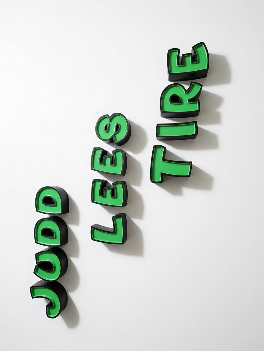 Custom Designed 3D LED Business Sign Letters | Storefront Neon-Style Logo