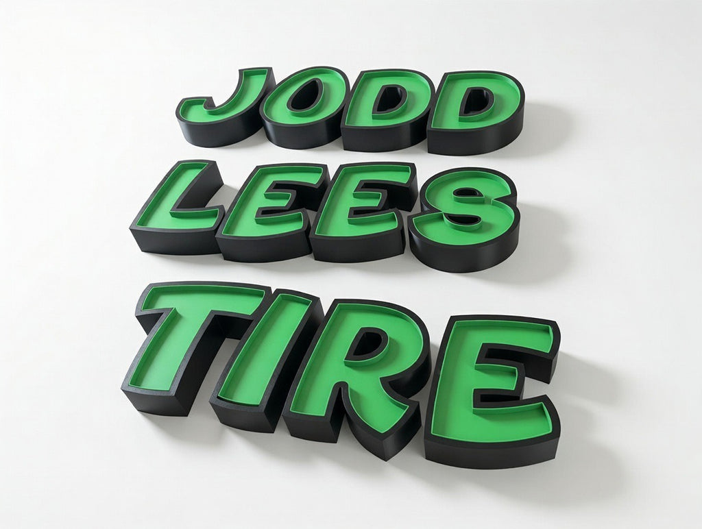 Custom Designed 3D LED Business Sign Letters | Storefront Neon-Style Logo