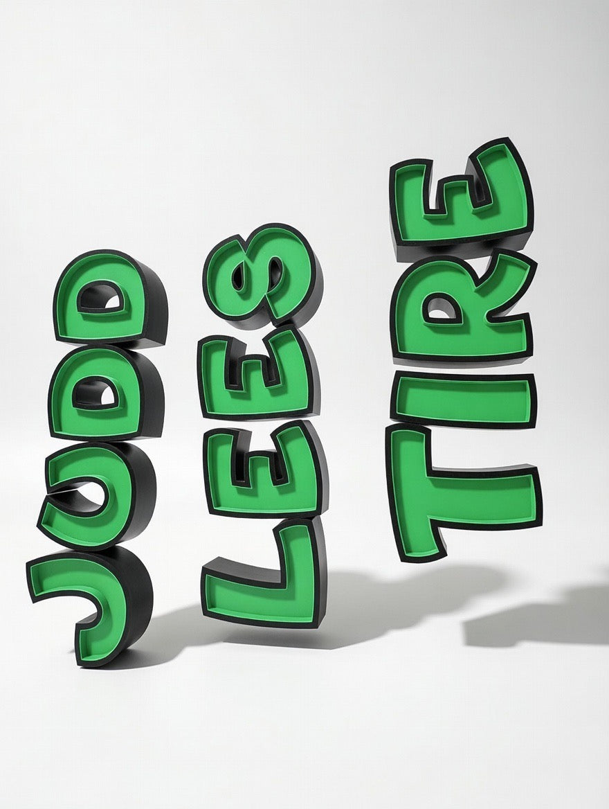 Custom Designed 3D LED Business Sign Letters | Storefront Neon-Style Logo