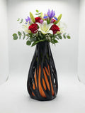 Modern Abstract Lattice Vase – Decorative Flower Vase | Sculptural Home Decor | Contemporary Centerpiece