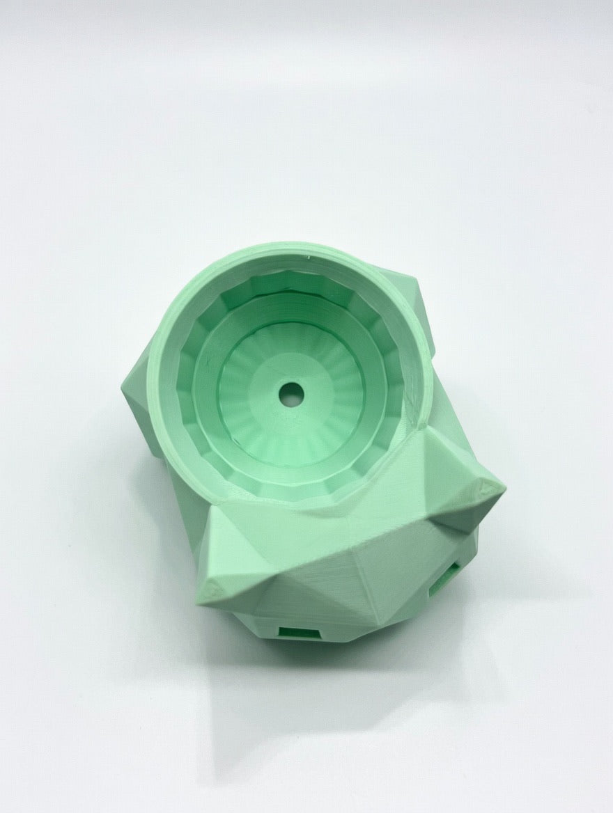 Bulbasaur Planter Pot – Low Poly Pokemon Inspired Plant Pot – Cute Desk Planter – Modern Geek Decor