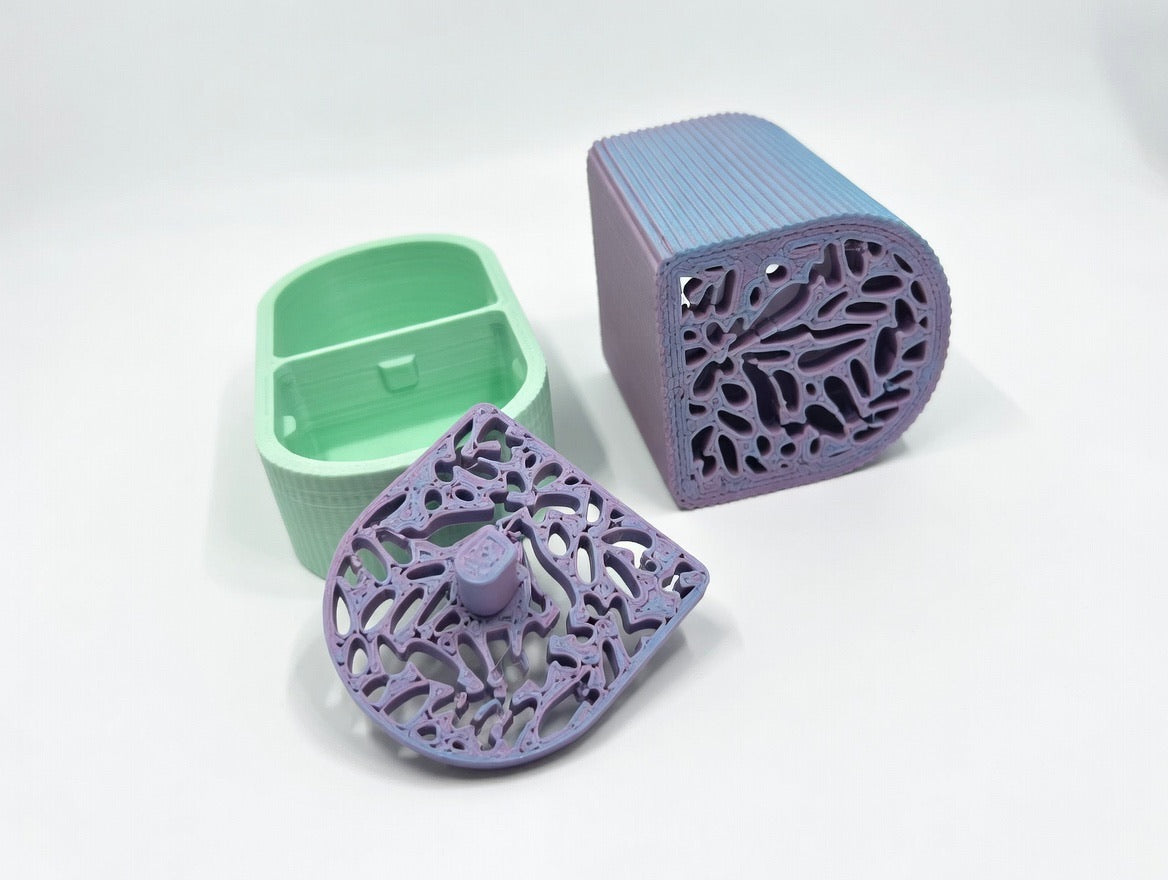 Anti Mold Toothbrush Holder – 3 Piece Bathroom Organizer Set – Modern Drainable Toothbrush Stand