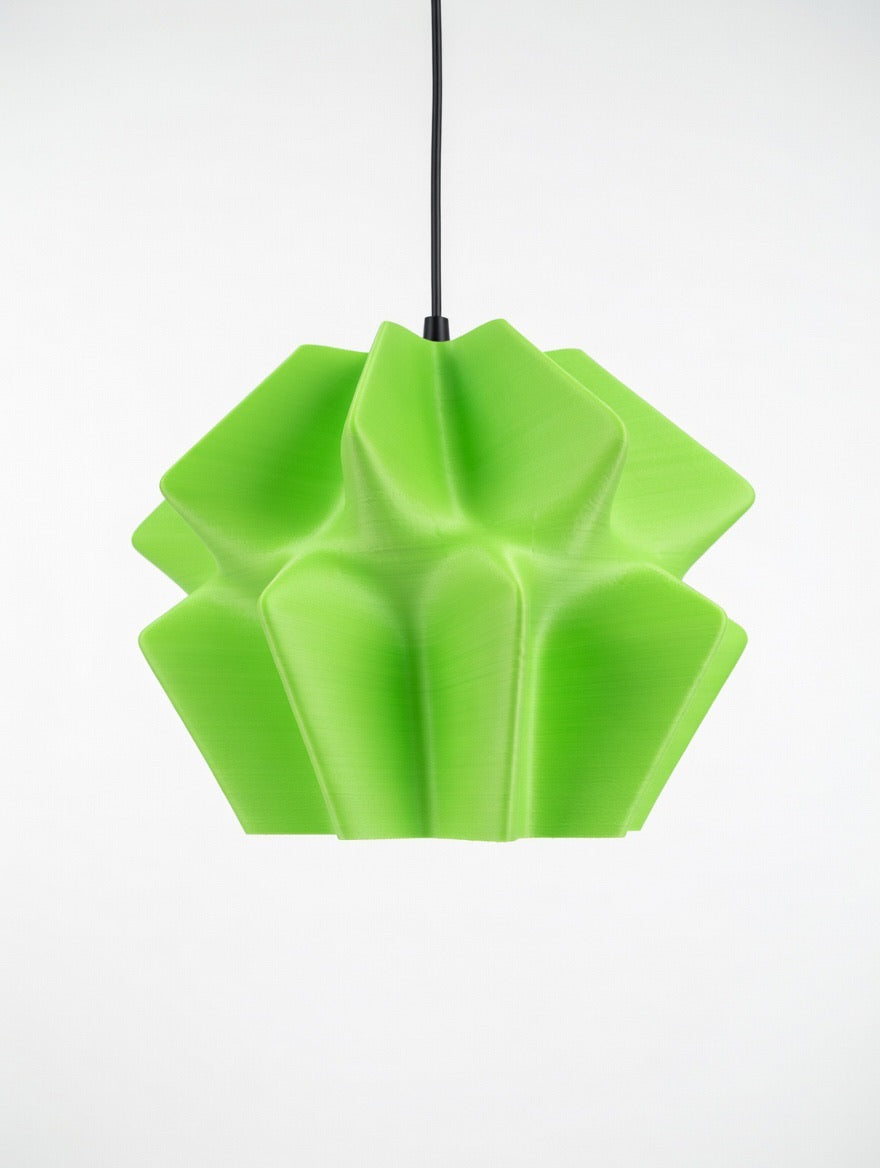Modern Pendant Light – Geometric Hanging Lamp – Minimalist Designer Light Fixture – Includes Hardware