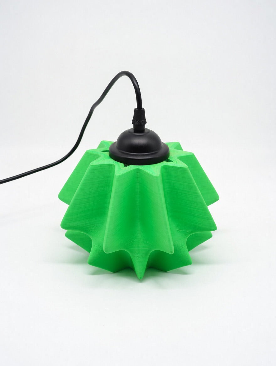 Modern Pendant Light – Geometric Hanging Lamp – Minimalist Designer Light Fixture – Includes Hardware