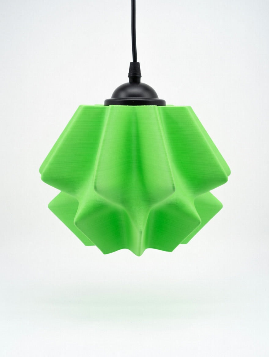 Modern Pendant Light – Geometric Hanging Lamp – Minimalist Designer Light Fixture – Includes Hardware