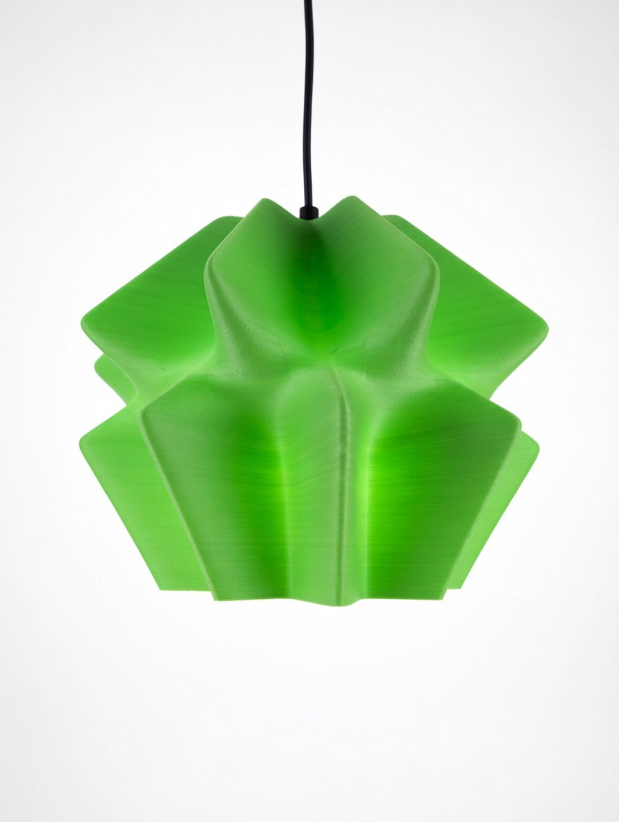 Modern Pendant Light – Geometric Hanging Lamp – Minimalist Designer Light Fixture – Includes Hardware