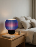 Mycelium Barrel Table Lamp — Cosmic Rose