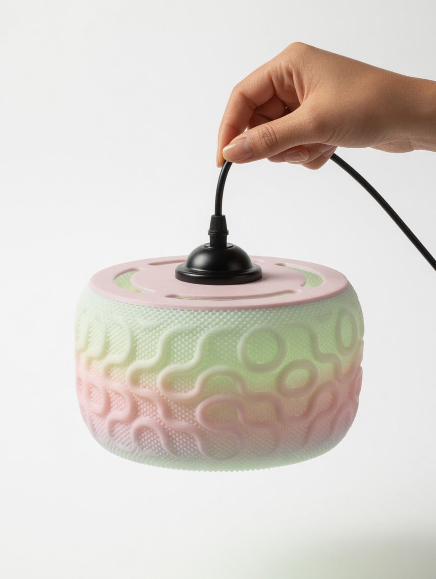 Gradient Wave Pendant Light
