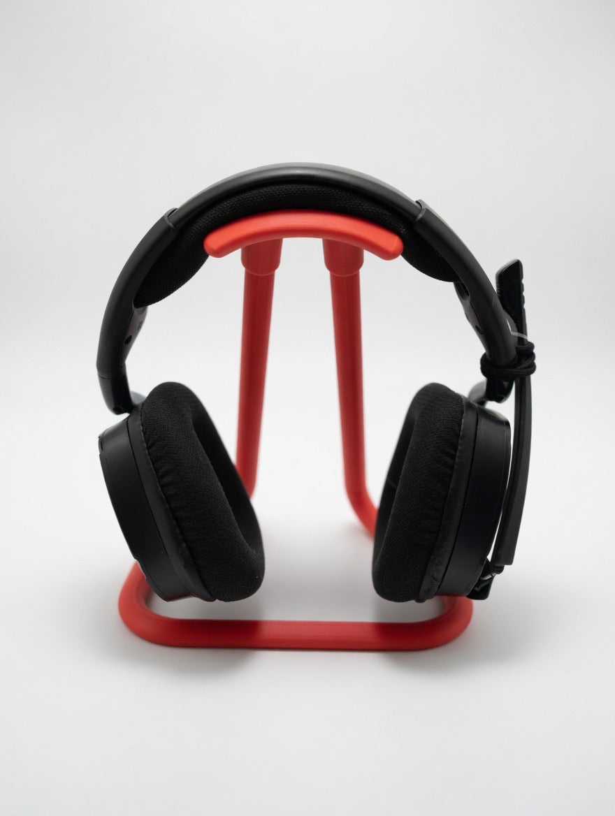 Modern 3D Printed Headphone Stand – Minimalist Desk Headset Holder | Gaming & Studio | Made to Order