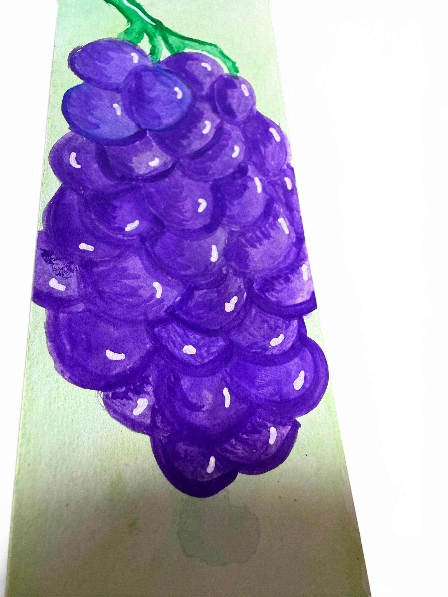 Watercolor Grape Bookmark by JoJo