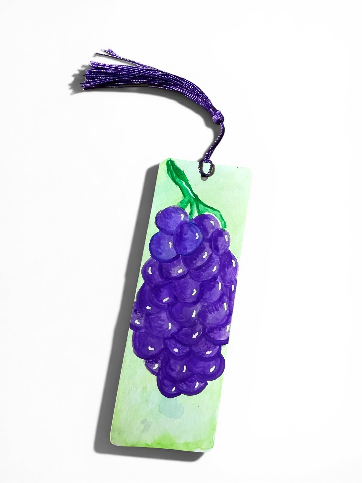 Watercolor Grape Bookmark by JoJo