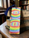 Rainbow Mosaic Tile Bookmark by JoJo