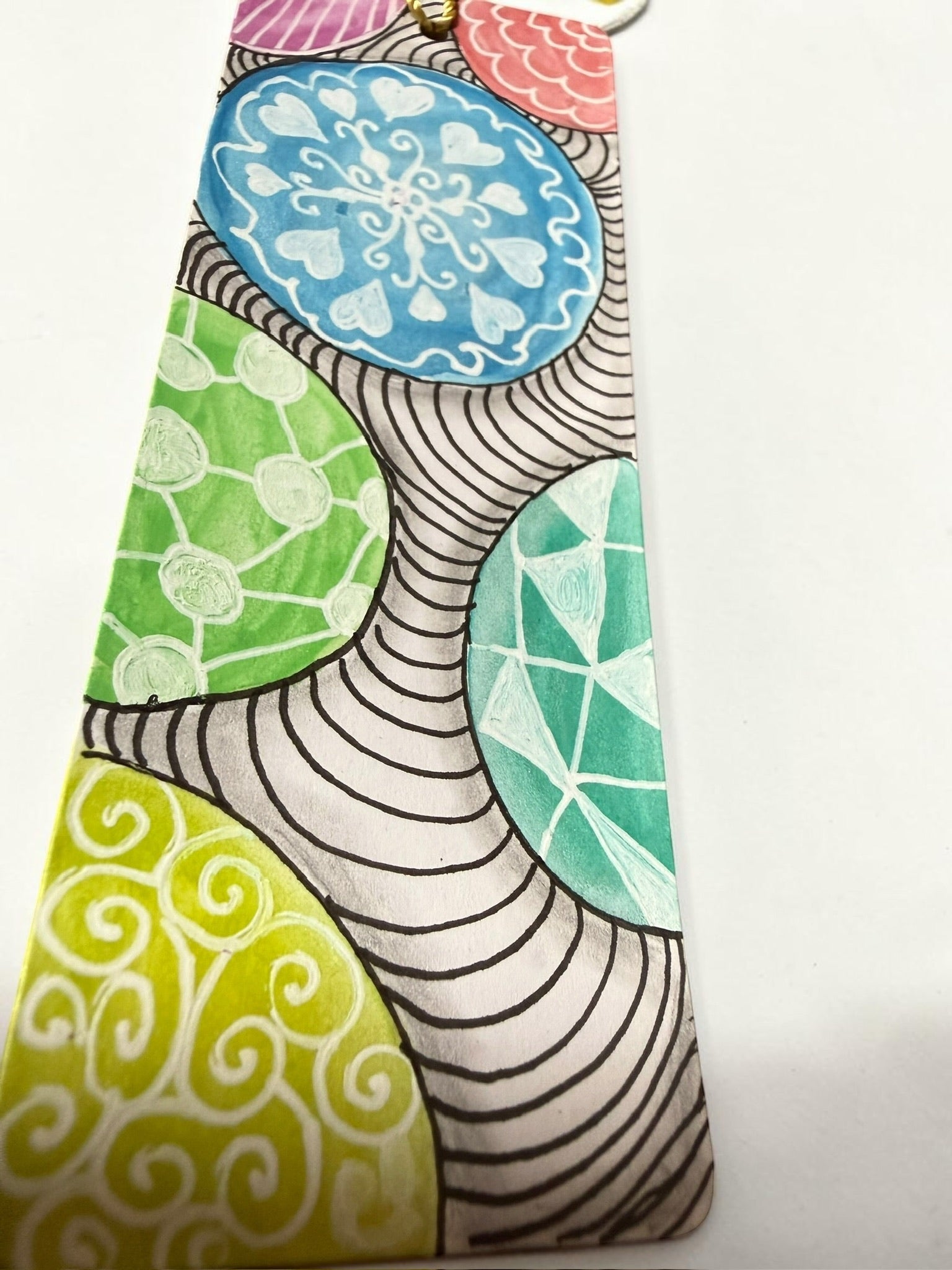 Zentangle Orb Bookmark by JoJo