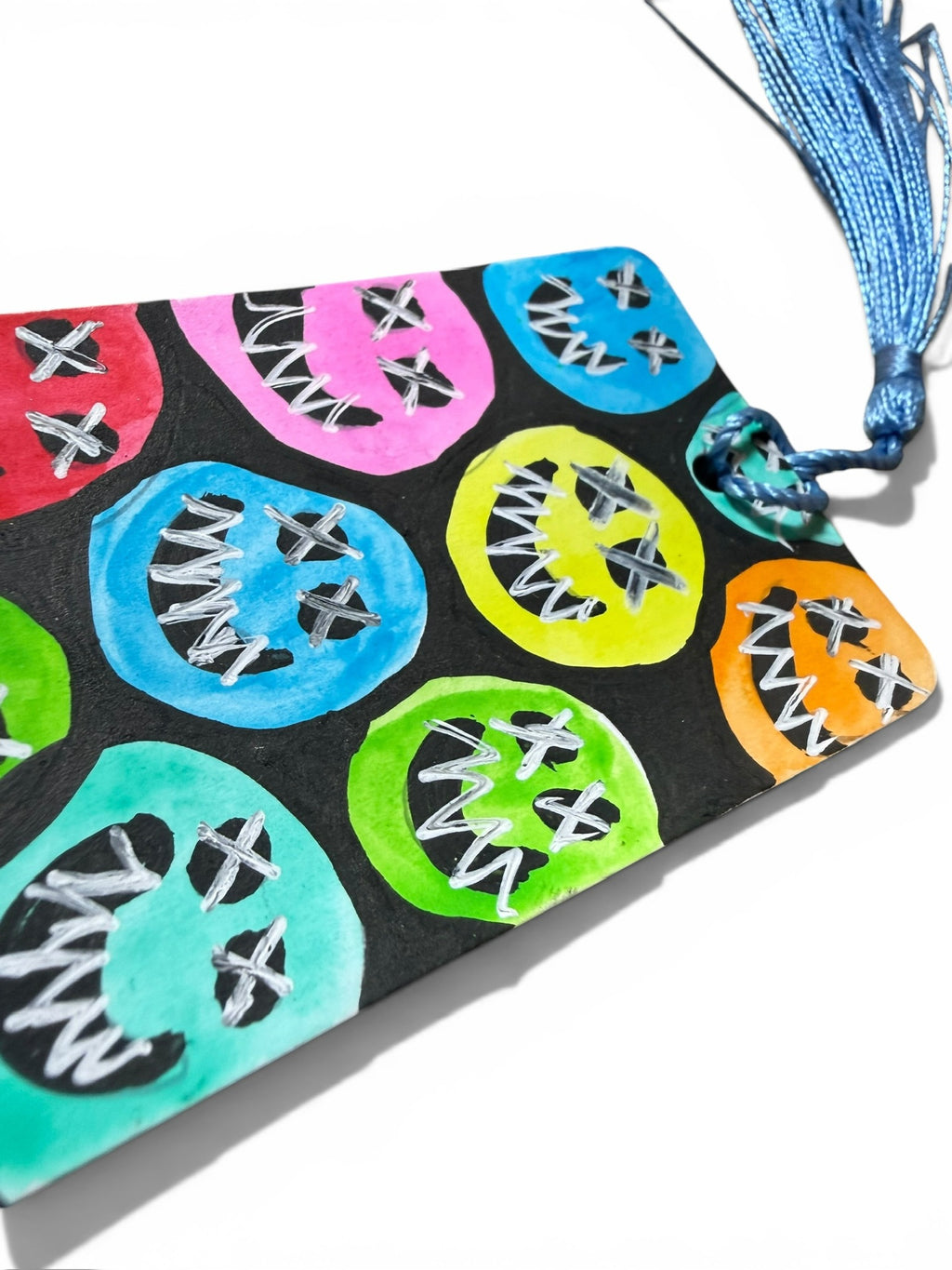 Creepy Smiley Face Bookmark by JoJo