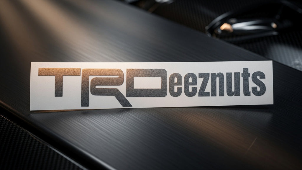 Personalized hard hat name decal applied to work gear
