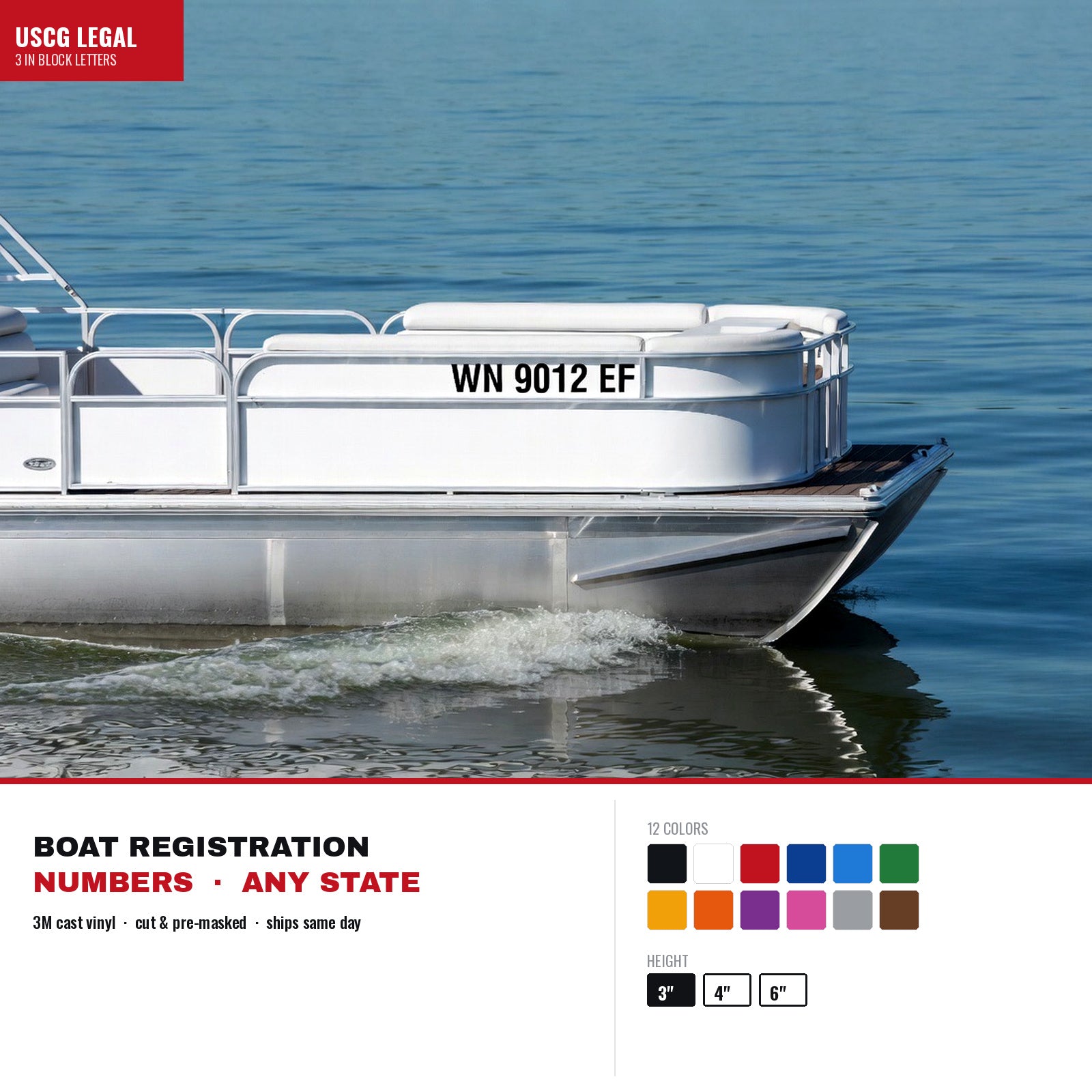 Boat Name & Hailing Port Lettering