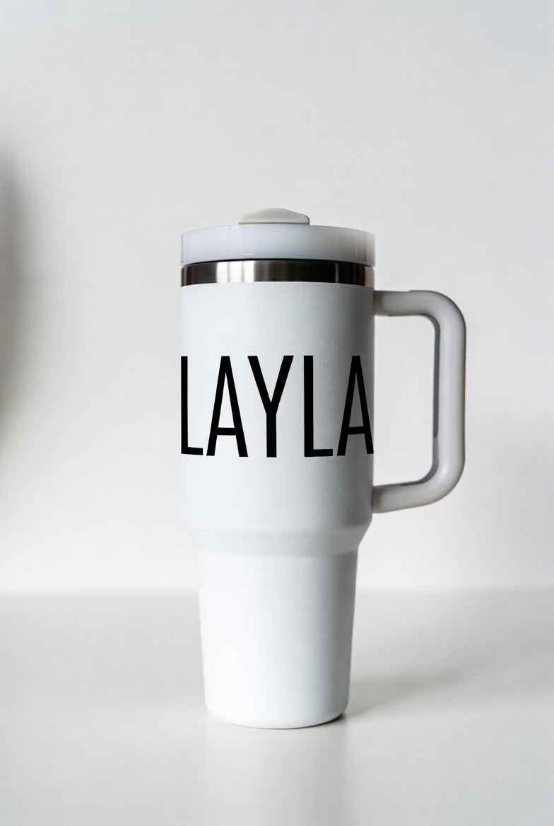 Personalized Name Decal | Small | Single-Color Die-Cut