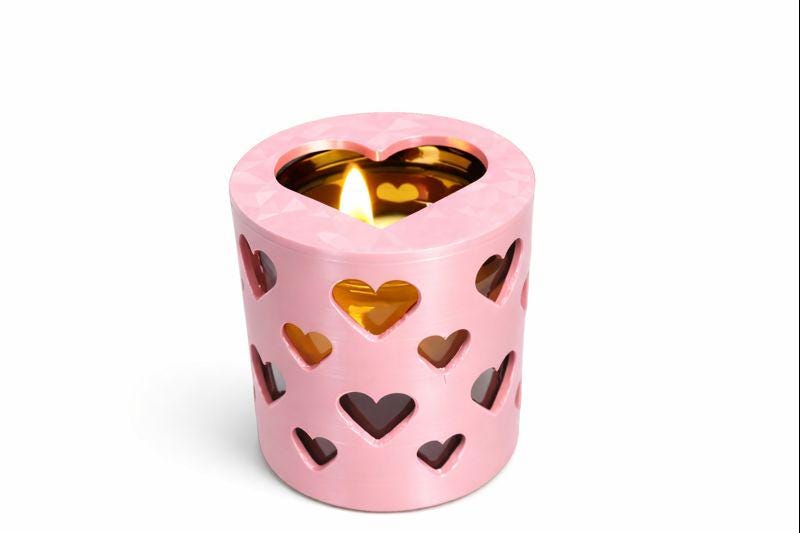 Heart Cutout Tealight Holder – Romantic Home Decor
