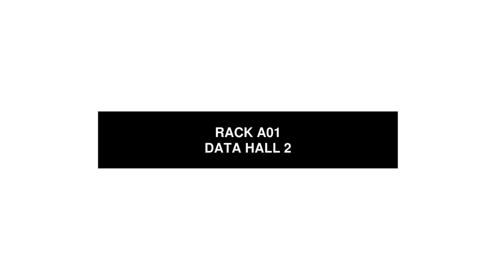 Variable-data asset ID proof example showing repeatable rack and room identification