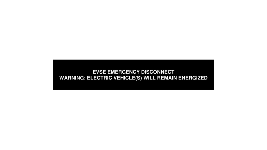 EVSE emergency-disconnect wording proof example