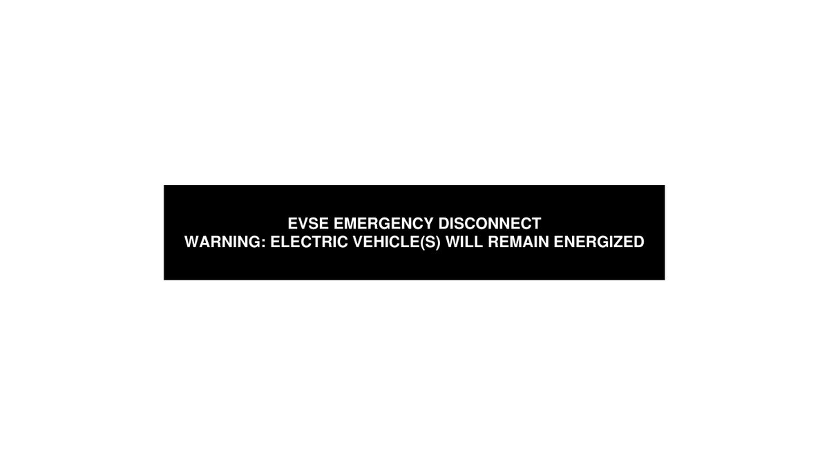 EVSE emergency-disconnect wording proof example