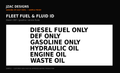 Fleet fuel and fluid identification proof example