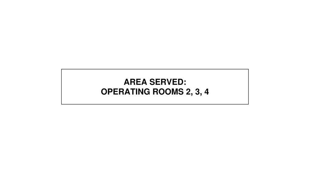 Medical gas area-served identification proof example