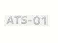 ATS-01 automatic transfer switch equipment ID cut by JZac Designs in Genuine 3M cast vinyl on transfer tape