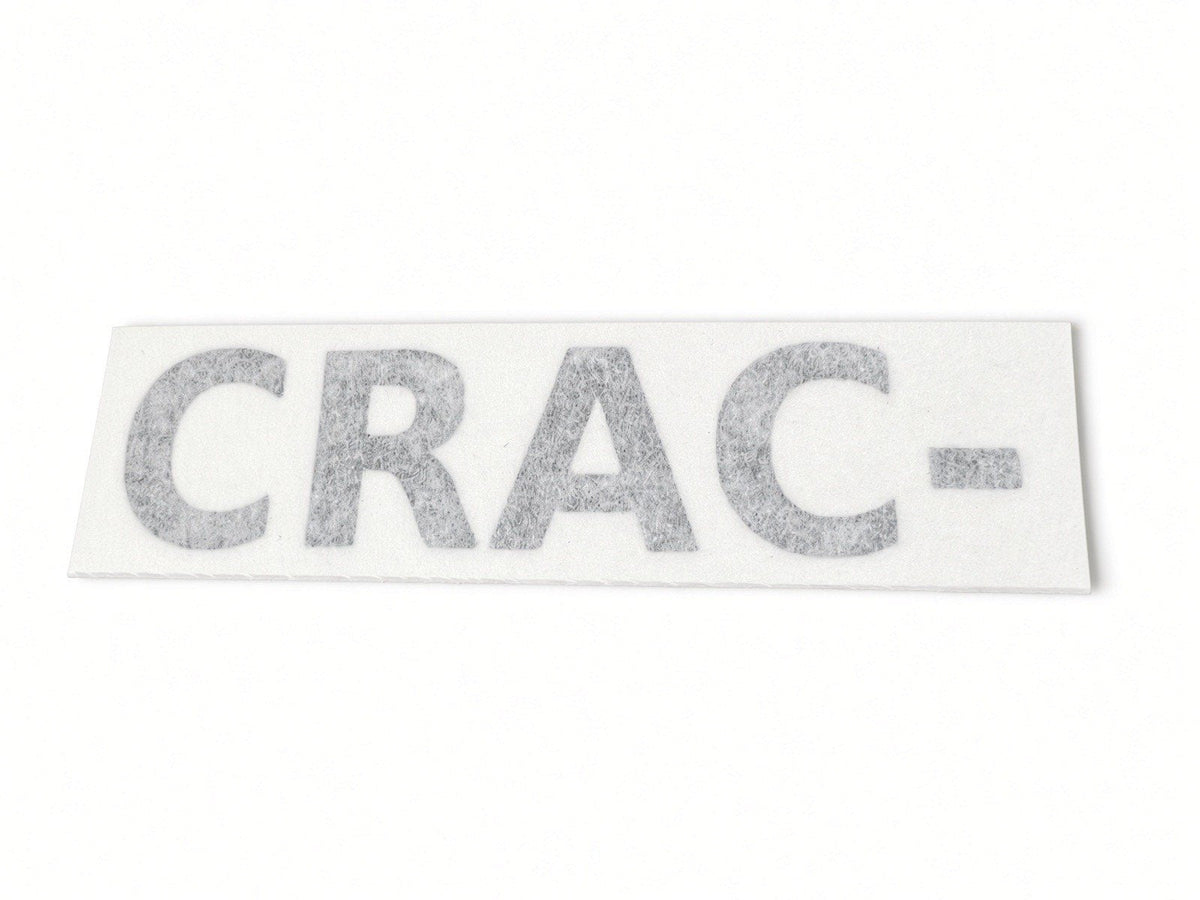 CRAC computer room air conditioner equipment ID cut by JZac Designs in Genuine 3M cast vinyl