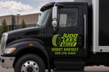 Commercial truck door lettering with logo, USDOT number and phone installed by JZAC Designs in Spokane